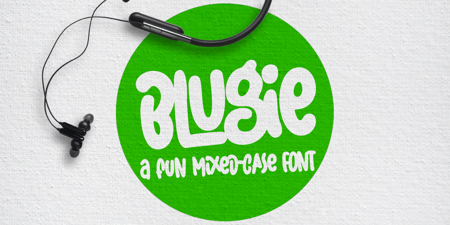 Blugie Regular Font preview